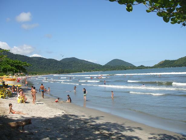 Aptos Familia Com Ar Condicionado Ubatuba Praia Pereque Acu Buitenkant foto